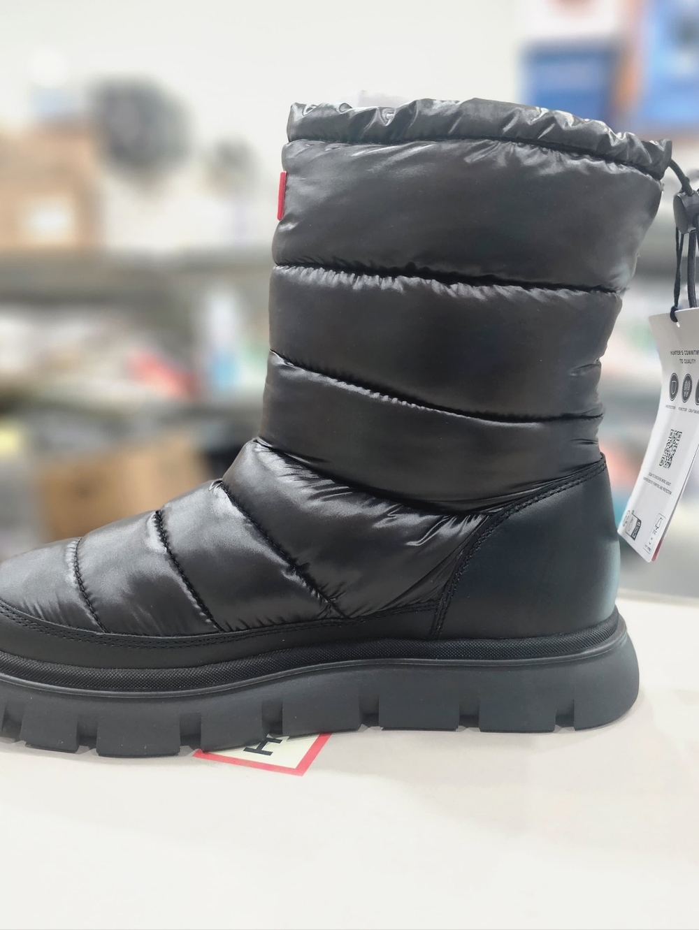 Hunter Women's Maribel Bootie/winter/Black 001/Size 9M/NWT - Picture 8 of 10